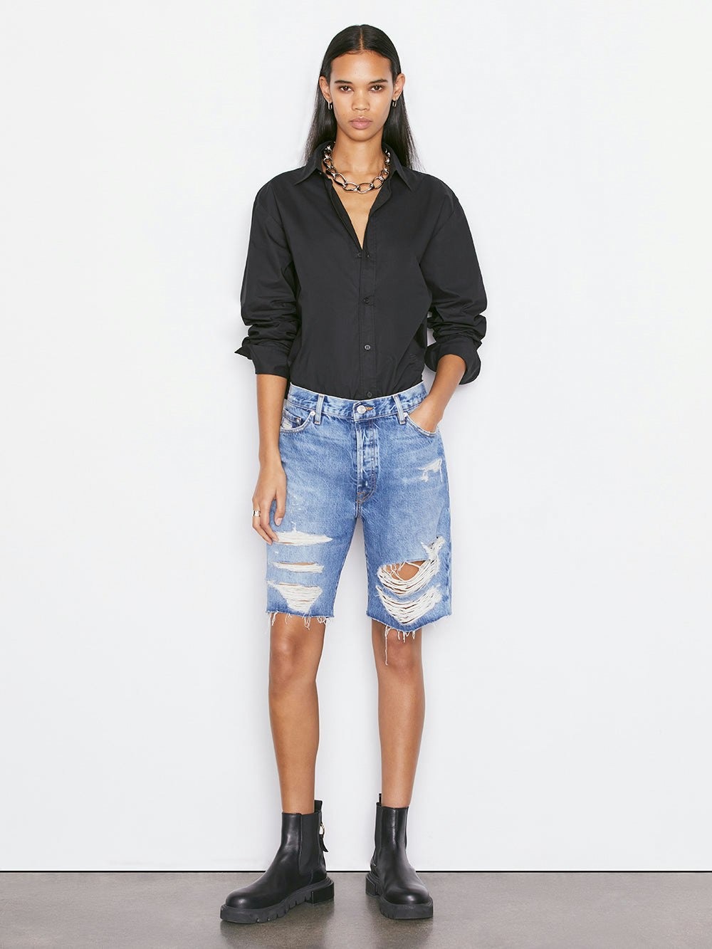 shorts full body view